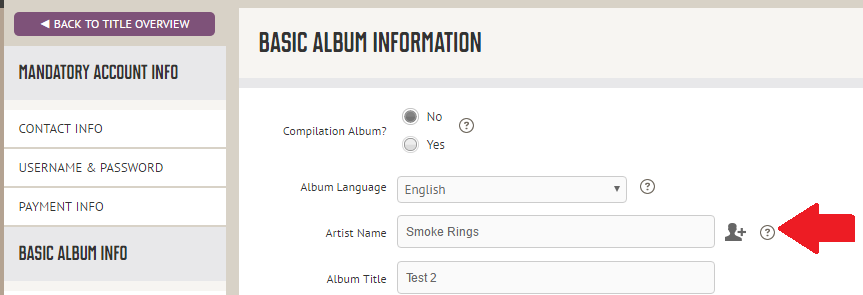 how do i list additional artists that are featured on particular art titles format